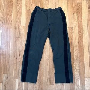 Vintage De Luxe Model US Military Officer Green Army Dress Slacks Pants 26x26